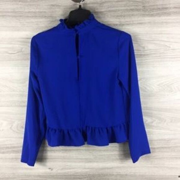 CODEXMODE Ruffle Trim High Neck Blouse size XS - Picture 5 of 8